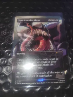 Spider-Man Secret Lair MTG Venom Unleashed Peer into the Abyss - Image 1