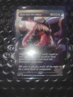 Spider-Man Secret Lair MTG Venom Unleashed Peer into the Abyss - Image 3