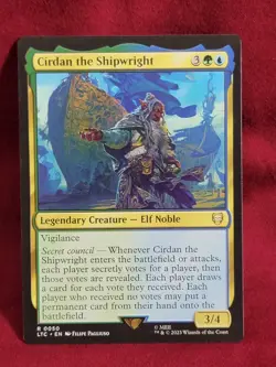 Cirdan the Shipwright 0050 Non Foil Rare LOTR Commander MTG Near Mint - Image 3