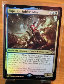FOIL MTG Spider-Man R Superior Spider-Man #0155 MAGIC THE GATHERING - Image 1