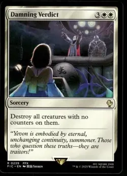 Damning Verdict - 239 - FIC - NM - MTG Magic the Gathering - Image 1