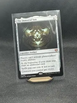 The Immortal Sun Near Mint, English Commander Masters MTG Magic - Image 1