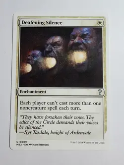 Deafening Silence (White Border) Mystery Booster 2 Regular - Image 1