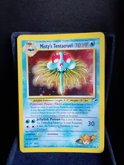 Pokemon TCG Mistys Tentacruel 10/132 Holo Gym Heroes English Vintage 2000 - Image 1