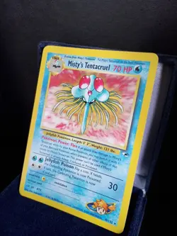 Pokemon TCG Mistys Tentacruel 10/132 Holo Gym Heroes English Vintage 2000 - Image 2