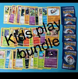 49x Pokemon Bundle *has 7x Rev Holo Card* Kids Parent Playtime Cheap Toy Joblot - Image 1