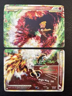 Ho-Oh Legend Set - 111/123 + 112/123 - Pokemon Heart Gold Soul Silver - Image 1