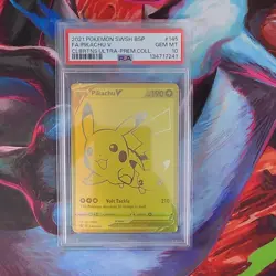 Pokemon Pikachu V PSA 10 Ultra-Premium Collection 2021 - Image 1