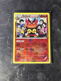 Pokemon TCG Emboar Legendary Treasures 27/113 Reverse Holo 2013 - Image 1