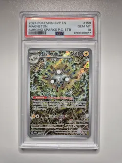 PSA 10 Magneton SVP159 Surging Sparks Pokemon Center ETB Stamped Promo GEM MINT - Image 1