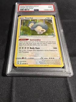 SNORLAX HOLO #131 VIVID VOLTAGE 2020 POKEMON SWSH SWORD & SHIELD PSA 9 MINT - Image 2