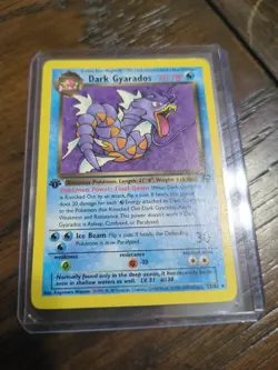 Pokemon - Dark Gyarados (8/82) - 1st Edition Non Holo - Team Rocket (TR) - Image 1