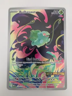 Pokemon Bulbasaur 133/132 Mega Evolution Stamped - Image 1