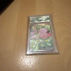 Pokemon Journey Together Card Lillies Clefairy EX 184/159 English Graded Ace 9 - Image 1