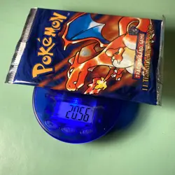 1999 Pokemon Charizard Base Set ShadowlessU Sealed Booster Pack WOTC Light VTG - Image 5