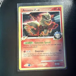 2009 Pokemon Platinum Supreme Victors Arcanine G Lv. 60 Base Rare With Cyrus - Image 1