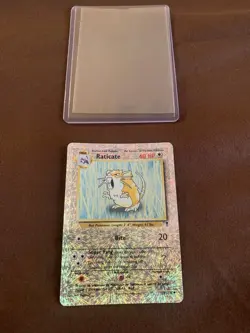 Pokemon Cards Raticate Reverse Holo + Dark Arbok, Dark Hypno, 1st Ed. Koga’s Muk - Image 1