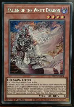Yu-Gi-Oh Fallen of the White Dragon BPRO-EN024 Secret Rare 1st Edition - Image 1