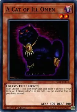 Yugioh! A Cat of Ill Omen - SS01-ENB11 - Common - 1st Edition Near Mint, English - Image 1