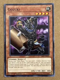 Yu-Gi-Oh! TCG Gozuki SR07-EN013 Zombie Horde 1st Edition Common LP - Image 1