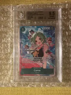 One Piece Card Game Championship 2024 Finalist OP06-025 Camie bgs 9.5 - Image 1