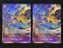One Piece Illustration Box 6 : Trafalgar Law P-093 Alt Art Promo Rare - Image 2
