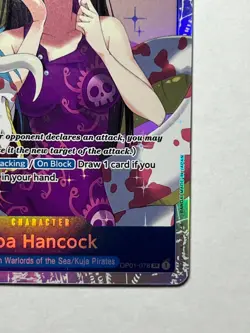 Boa Hancock OP01-078 One Piece TCG English SR Super Rare Foil - Image 5