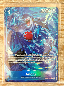 Arlong OP14-042 R (ALT ART) The Azure Seas Seven One Piece CCG ENGLISH - Image 2
