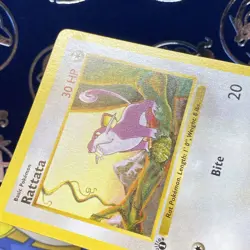 Pokemon TCG Rattata 61/102 Base Set Shadowless 1st Edition Common LP - Image 3