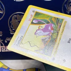 Pokemon TCG Rattata 61/102 Base Set Shadowless 1st Edition Common LP - Image 5