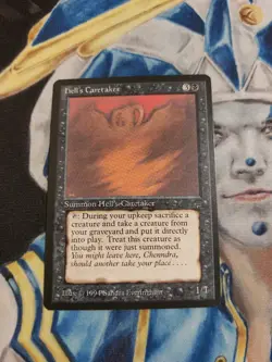 Hell's Caretaker MTG Legends Rare Black Creature Near-Mint x1 - Image 1