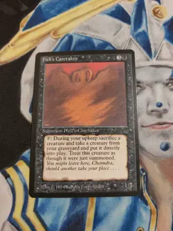 Hell's Caretaker MTG Legends Rare Black Creature Near-Mint x1 - Image 2