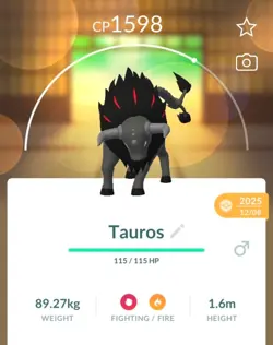 🔥 BLAZE BREED PALDEAN TAUROS 🐂 Pokemon GO Trade 🔄 Eastern Hemisphere | RD - Image 1