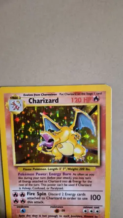 Charizard 4/102 Base Set 1999 Pokemon Card Holo Rare Holofoil Pokemon TCG - Image 2