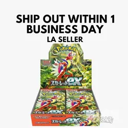 SV1S Scarlet ex Pokemon Japanese *w Shrink Booster Box 「US SELLER」 - Image 1