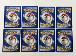 Vintage Lot Of 8 Gym Pokemon Cards Lt Surge’s Pikachu Misty Erika - Image 2