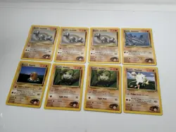 Vintage Pokemon Cards Lot of 8 - Gym Heroes Brock - Image 1