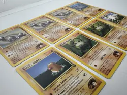 Vintage Pokemon Cards Lot of 8 - Gym Heroes Brock - Image 2