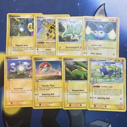 Pokemon TCG Vintage Old school Lot Of 8 Pokemon Cards - Image 1