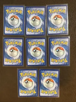 Vintage Pokemon Lot Of 8 Holo Rare Cards B&W LEGENDARY TREASURES LP-MP - Image 2