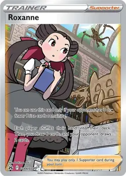 2023 Pokemon SWSH Crown Zenith Roxanne Galarian Gallery #GG66/GG70 NM Near Mint - Image 1