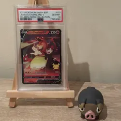PSA 10 Lance's Charizard V SWSH133 Sword & Shield Promo Cards Holo Pokemon TCG - Image 1