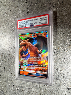 Pokemon TCG Cards Charizard GX SM195 Black Star Promo Holo PSA 10 GEM MINT - Image 3