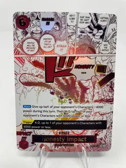 ONE PIECE - HONESTY IMPACT - OP11-018 - ALT ART RARE MANGA EVENT - ENGLISH - Image 1