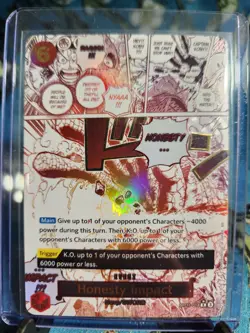 ONE PIECE - HONESTY IMPACT - OP11-018 - ALT ART RARE MANGA EVENT - ENGLISH - Image 1