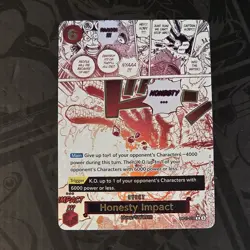 ONE PIECE - HONESTY IMPACT - OP11-018 - ALT ART RARE MANGA EVENT - ENGLISH - Image 1