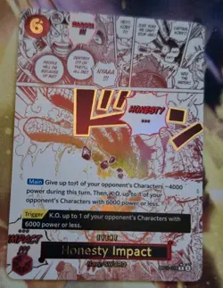 ONE PIECE - HONESTY IMPACT - OP11-018 - ALT ART RARE MANGA EVENT - ENGLISH - Image 4