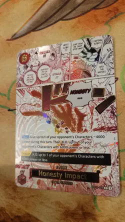 ONE PIECE - HONESTY IMPACT - OP11-018 - ALT ART RARE MANGA EVENT - ENGLISH - Image 1