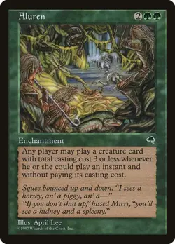 Tempest MTG 1 Aluren Magic Rare - Image 1
