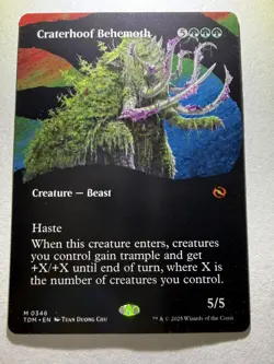 MTG Magic the Gathering Craterhoof Behemoth (346/471) Tarkir Dragonstorm LP - Image 3
